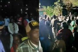 Collage photo of NYOTA beneficiaries protesting in Kisii.